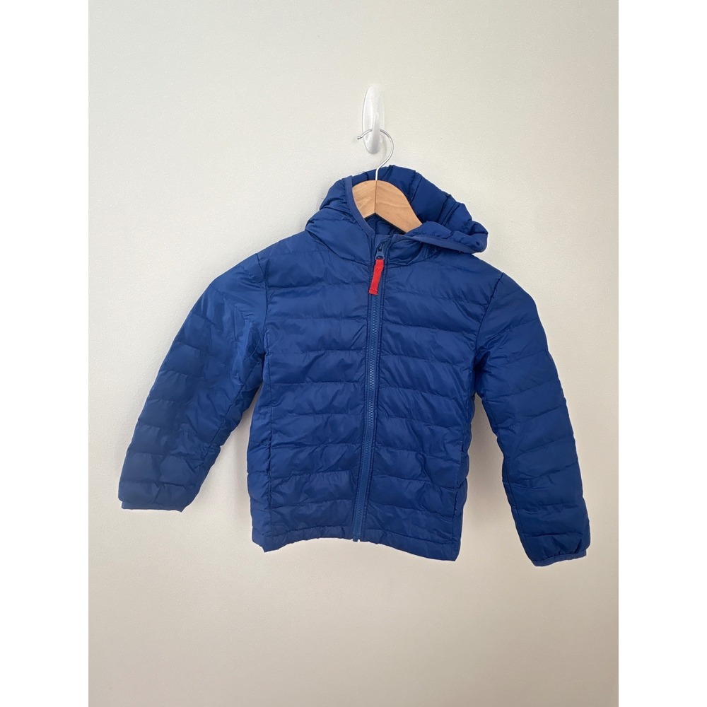 Primary Puffer Jacket Size 4-5 Blue